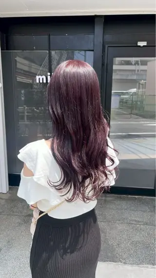 ロング カラー 透明感カラー🫧 𝐫𝐞𝐦𝐢🫧のヘアスタイル