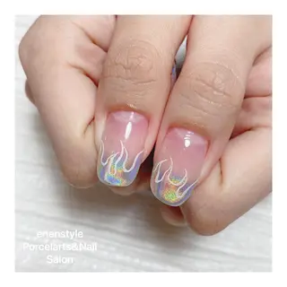 ミディアム ネイル 👑enen style👑のネイルデザイン