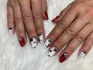 ミディアム ネイル nail yukkoのネイルデザイン