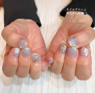 ネイル 森のさんぽ道所属・ショートネイル 森のさんぽ道のネイルデザイン