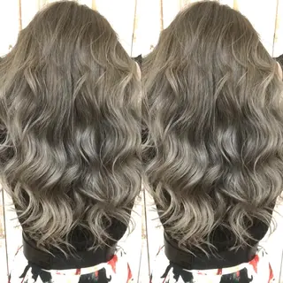 セミロング カラー 井上 一平のヘアスタイル