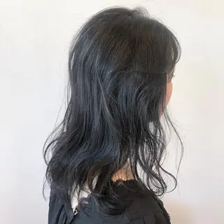 セミロング カラー GIRL所属・ダメージレスサロン✨ kayo🌱のヘアスタイル
