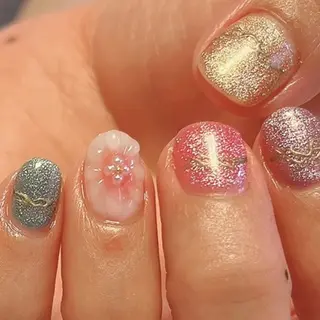 ネイル ❁miju nail 大人上品/自爪育成のネイルデザイン