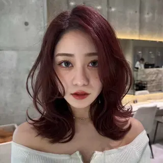 カラー 🎀Rimi୨୧ ✨艶✨color🎀のヘアスタイル