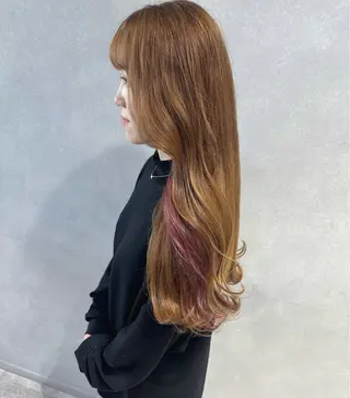 ロング カラー 唐澤 千尋のヘアスタイル