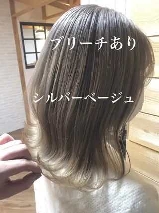 ミディアム カラー hair salon Ranun髪質改善のヘアスタイル