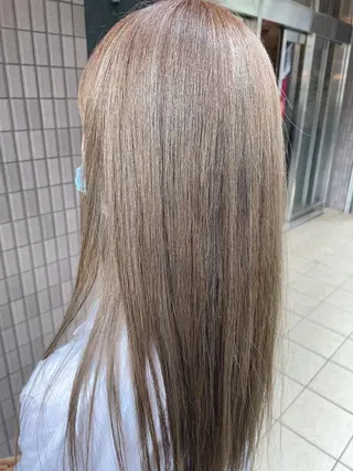 ロング カラー 藤木 雅俊のヘアスタイル