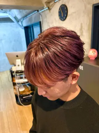 ショート カラー メンズ ✂︎メンズ特化✂︎ 竹内貴則のヘアスタイル
