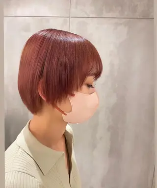 ショート カラー ウォーレントリコミ  ニューヨーク所属・西梅田直結🌹 若林梨音のヘアスタイル