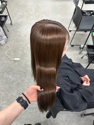 カラー 透ける透明感カラー 🤍anju🎀のヘアスタイル