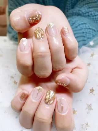 ネイル 🦋ネイルサロン ブラン🌈ゆりのネイルデザイン