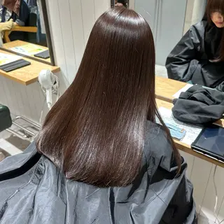 ロング カラー 髪質改善 イオリのヘアスタイル