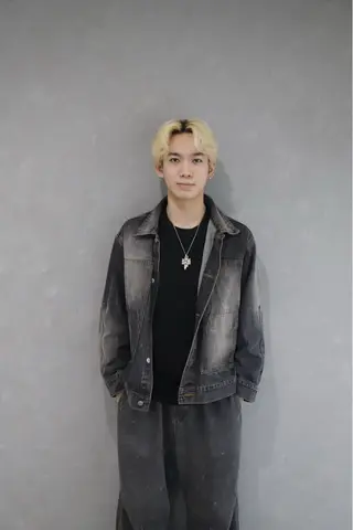 ショート カラー パーマ ヘアアレンジ メンズ キッズ LOVERICHE所属・ハイトーン/デザイン /パーマ/本田誠人のヘアスタイル