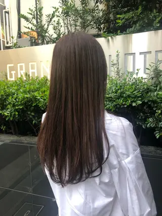 ロング ボブ/縮毛矯正/ レイヤー/塚田のヘアスタイル