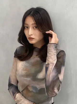 ミディアム つや髪ᰔᩚ暖色 カラーYui🩰のヘアスタイル