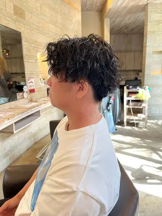 ショート パーマ 井内 亮次のヘアスタイル