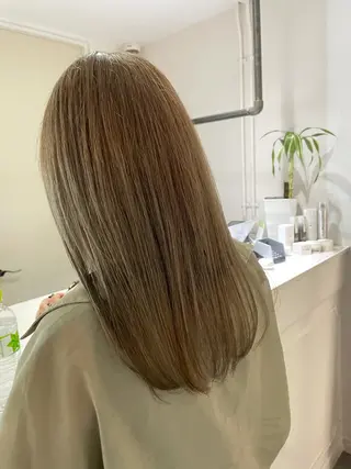 ミディアム カラー ボブ美容師 /馬場 翼のヘアスタイル