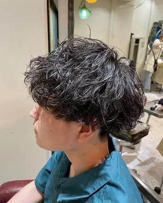 ショート パーマ メンズ メンズ特化美容師 大貫友也のヘアスタイル