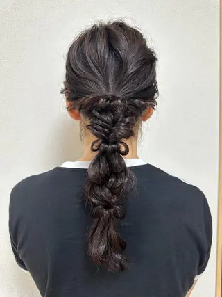 ロング ヘアアレンジ LEWIN ginza所属・パーマ/カットモデル /mikuのヘアスタイル