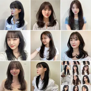 ロング ❤︎︎韓国ヘア❤︎︎ 𝑺𝒉𝒊𝒉𝒐のヘアスタイル