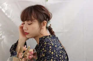 ロング ヘアアレンジ Rely 美空のヘアスタイル