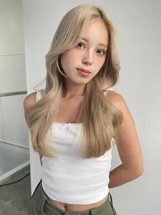 ロング メンズスタイリスト/ 髪質改善/居場のヘアスタイル