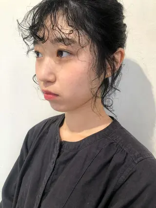 ミディアム レイヤーカット/ 透明感カラーmikuのヘアスタイル