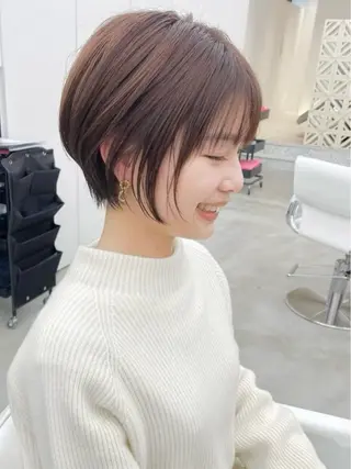 ショート urara/ショート /透明感カラーのヘアスタイル