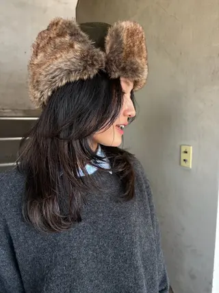 ミディアム unit.所属・unit./ ReNnaのヘアスタイル