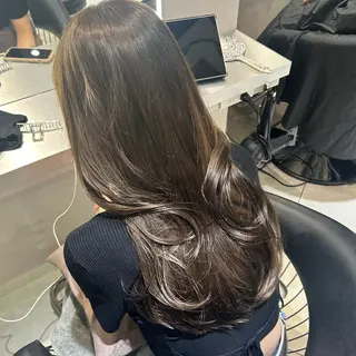 ロング カラー ツヤハイトーン/ レイヤー💫mayuのヘアスタイル