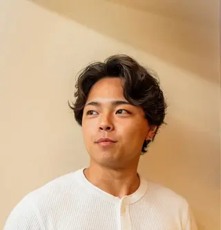 ミディアム カラー パーマ メンズ 🔗メンズサロン🔗 Kieのヘアスタイル