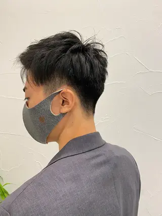 ショート パーマ メンズ Ash中目黒店 榊間茜のヘアスタイル