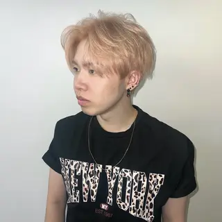 カラー メンズ Ren. 🦋デザインカラーのヘアスタイル