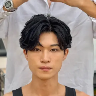 ロング パーマ HIKARI メンズ満足度No.1のヘアスタイル