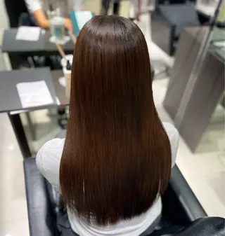 ロング カラー 髪質改善/透明感カラ ー/レイヤー/あやはのヘアスタイル