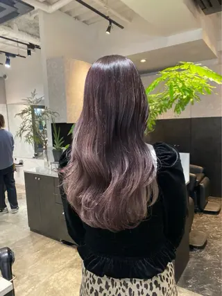 ロング HAIR SALON M Fe's所属・透明感カラー/レイヤ ー/小谷野真緒のヘアスタイル