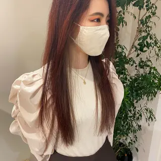 ロング カラー 当日予約大歓迎💗 依田瑞希のヘアスタイル