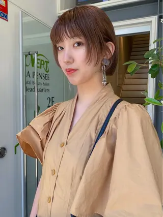 ショート カラー 栄/矢場町 三井太朗のヘアスタイル