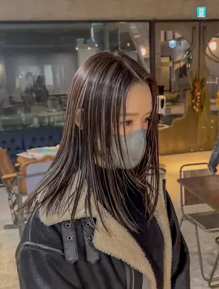 セミロング カラー 🧡カラー特化💜 鈴木凱人🤍のヘアスタイル