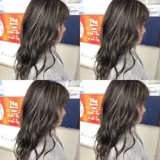 ミディアム カラー JILBLAN京都 ショート/ハイライトのヘアスタイル