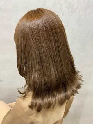 ミディアム カラー Rosso東川口店所属・米田 瑠夏のヘアスタイル