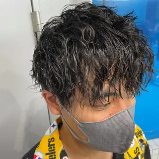 ショート カラー パーマ メンズ 🔥メンズヘア🔥 セヤシュウヘイのヘアスタイル