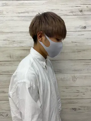 ミディアム カラー メンズ LAVENDIA Azabu所属・LAVENDIA 初音のヘアスタイル