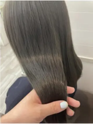 セミロング カラー パーマ ヘアアレンジ 【ヘアケア特化型】 newi天王寺のヘアスタイル