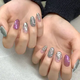 ネイル 🎀sao🎀銀座 韓国/ワンホンネイルのネイルデザイン