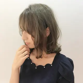 ミディアム 美髪専門サロンby mile所属・美髪専門サロン kazuのヘアスタイル