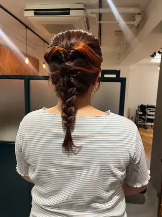 ロング カラー 暖色/パーマ 🌼クニトウメイのヘアスタイル