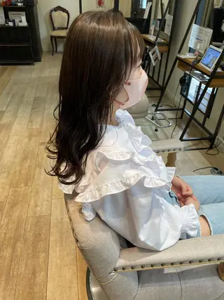 セミロング 亀川蓮 Agu hairのヘアスタイル