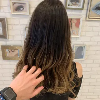 セミロング ému エミュ　hair &spa所属・近藤 みゅうまのヘアスタイル