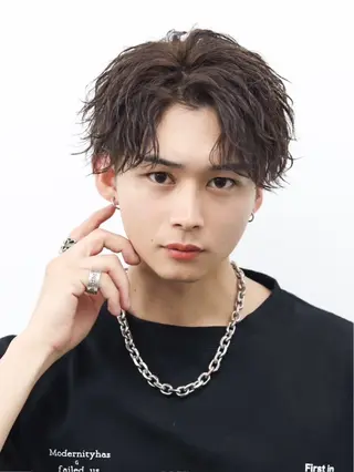 パーマ ヘアアレンジ メンズ メンズ特化❤️🔥 RIKU❤️🔥のヘアスタイル